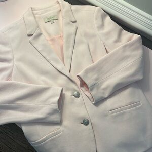Talbots pale pink blazer